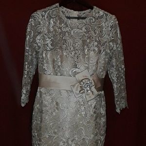 Champagne mother of the bride dress